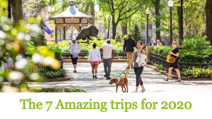 7 amazing trips for 2020