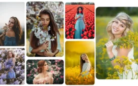 Photoshoot in Flowers